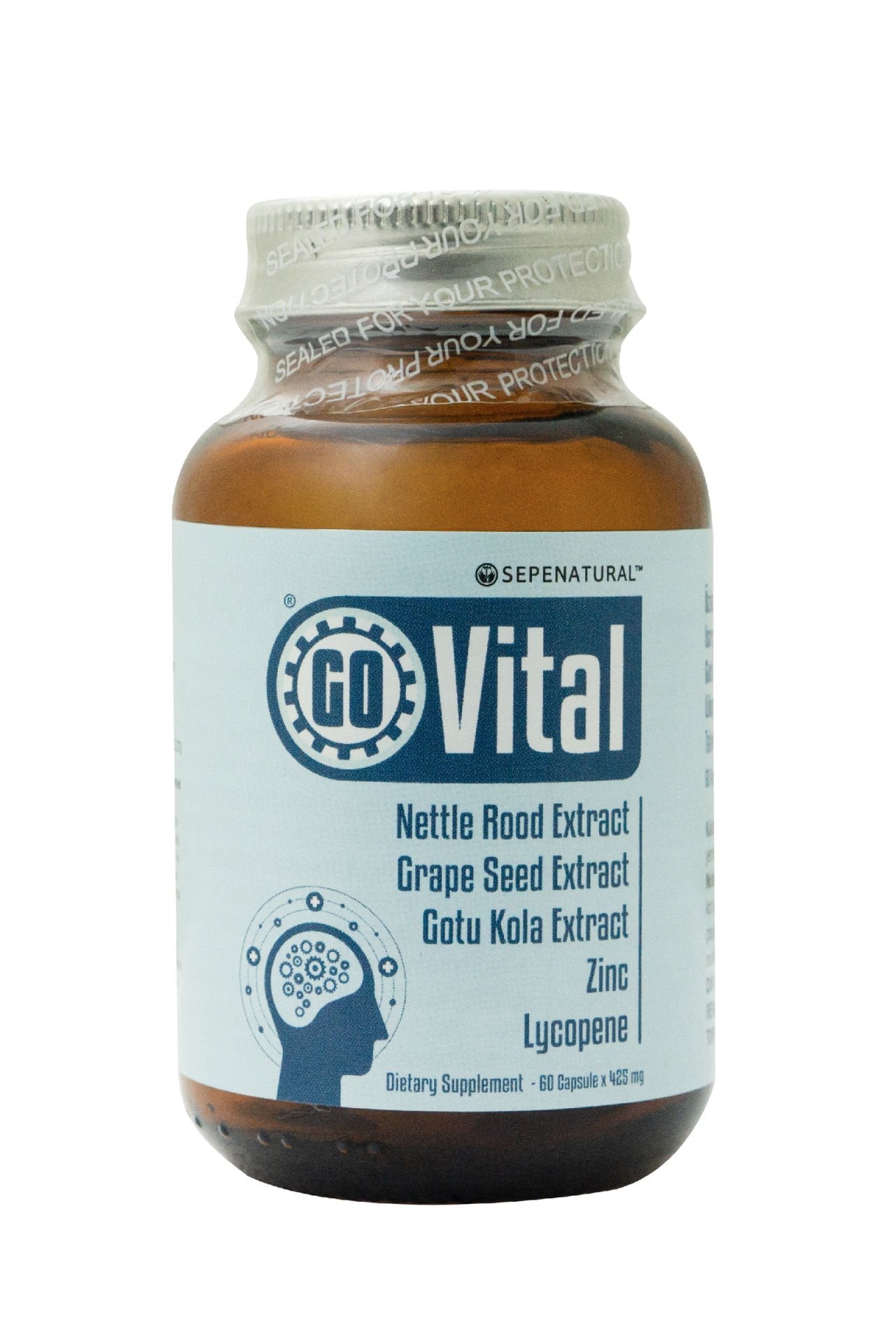 GOVital Gotu Kola Üzüm Çekirdeği Isırgan Ektreleri Likopen Çinko Kompleks 60 Kapsül x 425 mg SEPE