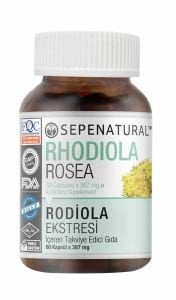 SEPE NATURAL Rodiola, Propolis, Folik Asit ve B Vitamin Kompleks 60 Kapsül x 387 mg Rhodiola