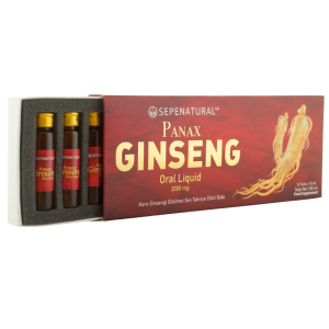 SEPE NATURAL Kore Ginseng Kök Ekstresi Likit 10 Ampul x 10 ml Panax