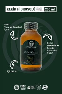 Kekik Hidrosol 200 ml Kekik Suyu, Saf, Doğal SEPE