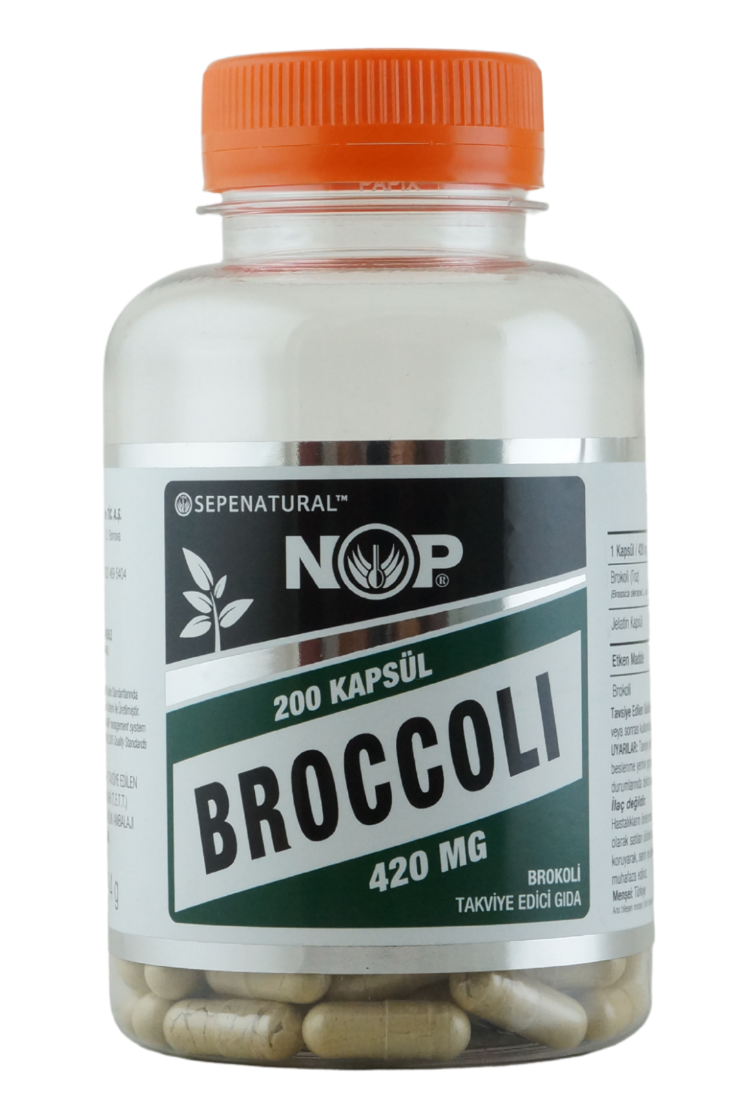 NOP Brokoli Broccoli Full Potency 200 Kapsül X 420 mg