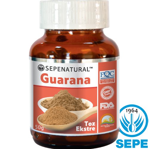 SEPE NATURAL Guarana Extract Guarana Ekstresi Toz 50 gr
