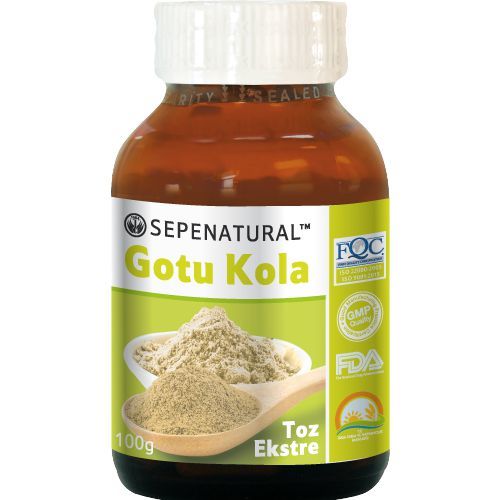 SEPE NATURAL Gotu Kola Extract Gotu Kola Ekstresi Toz 100 gr