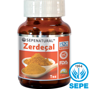 SEPE NATURAL Turmeric Zerdeçal Öğütülmüş Toz 50 gr