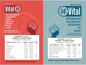 GOVITAL 60 Kapsül x 425 mg + VITALQR 60 Kapsül x 405 mg | İkili Set